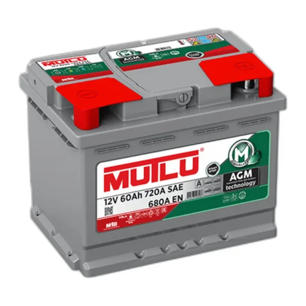 Акумулятор MUTLU 6СТ-60 (0) 670А AGM