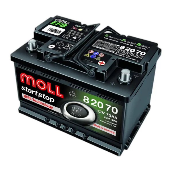 Акумулятор Moll 6CT-70 (0) Start-Stop EFB