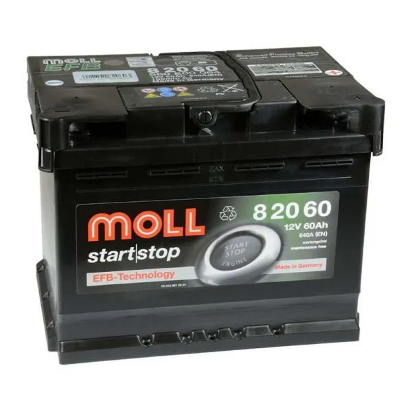 Акумулятор Moll 6CT-60 (0) 640А Start-Stop EFB