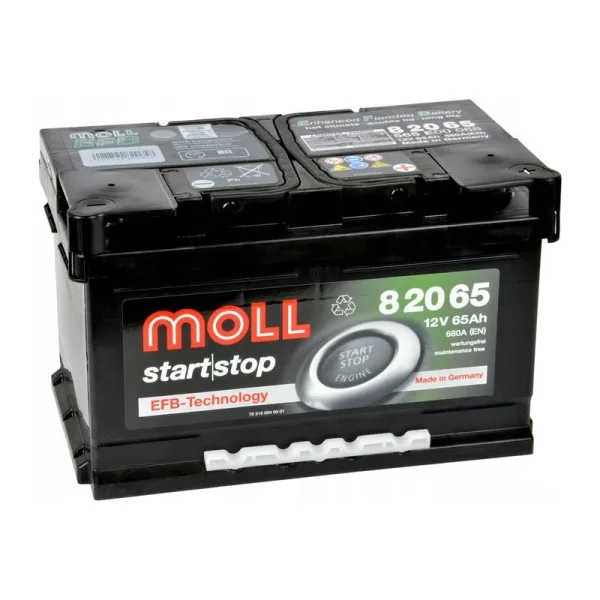 Акумулятор Moll 6CT-65 (0) 680А Start-Stop EFB