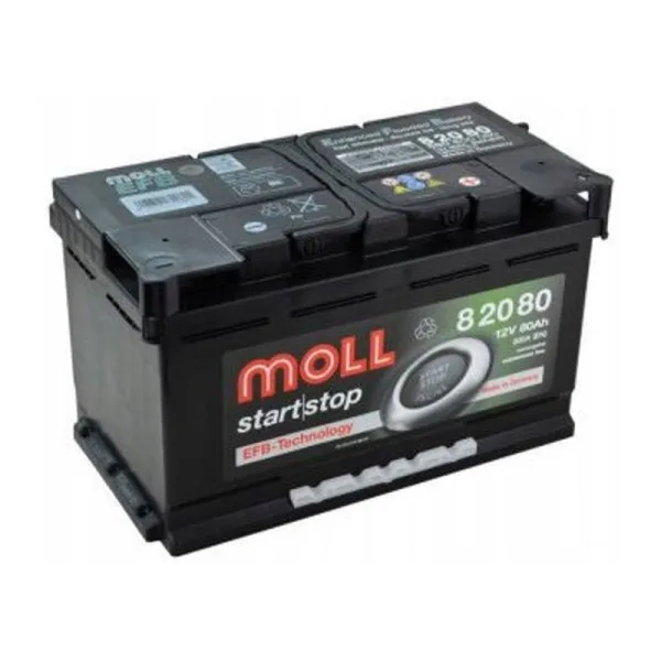 Акумулятор Moll 6CT-80 (0) 800А Start-Stop EFB