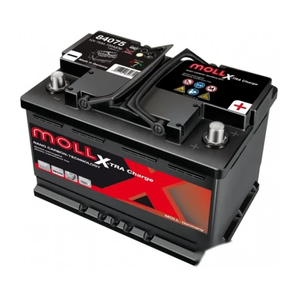 Акумулятор MOLL 6СТ-75 (0) 720А X-Tra Charge