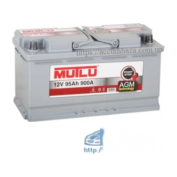 Акумулятор MUTLU 6СТ-95 (0) 900А AGM