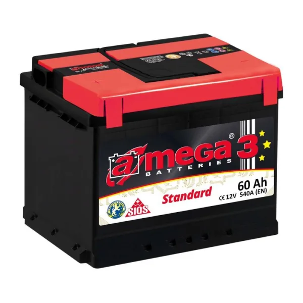 Акумулятор A-mega 6СТ-60 (0) 540А Standart
