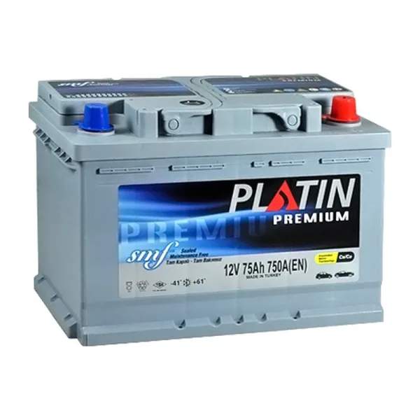 Акумулятор PLATIN 6СТ-75 (0) 750А Premium
