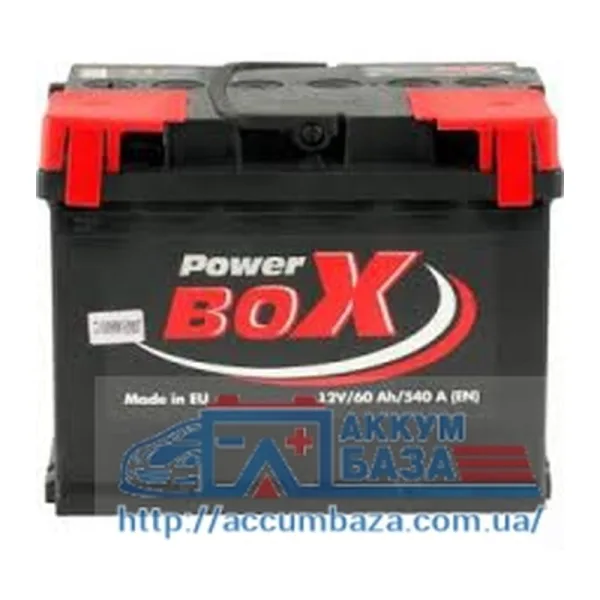 Акумулятор PowerBox 6СТ-60 (1) 540А