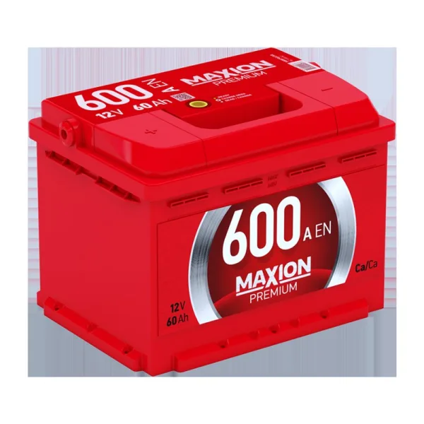 Акумулятор Maxion 6СТ-60 (1) 600А Premium