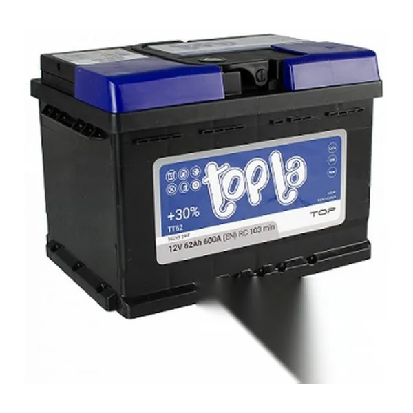 Акумулятор TOPLA 6СТ-62 (0) 600А TOP (h=175мм)