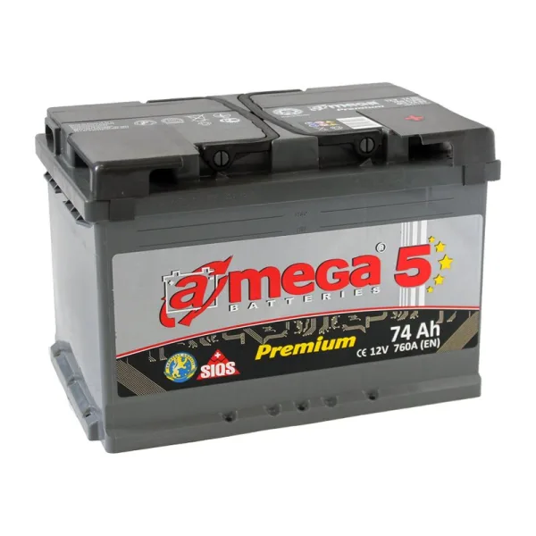 Акумулятор A-mega 6CT-74 (1) 760А Premium