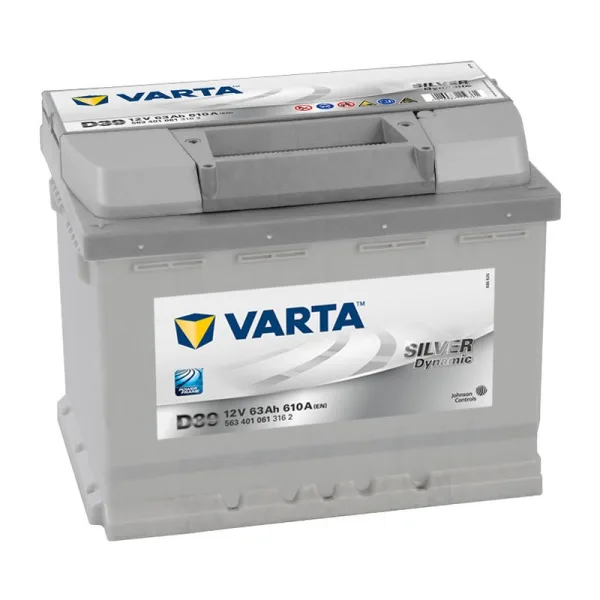 Акумулятор VARTA 6СТ-63 (1) 610А Silver Dynamic (D39)