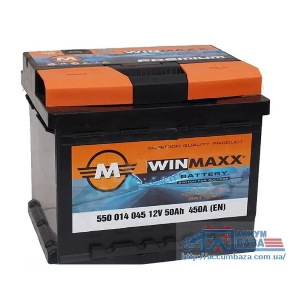 Акумулятор WinMaxx 6CT-50 (0) 450А SMF