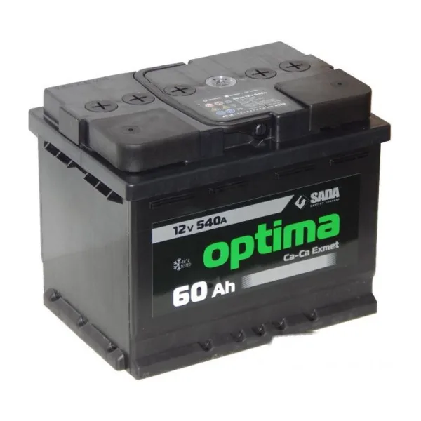 Акумулятор SADA 6СТ-60 (0) 540А Optima