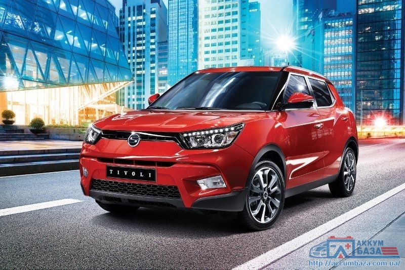 Подбор аккумулятора на Ssang Yong Tivoli (Санг йонг Тиволи)