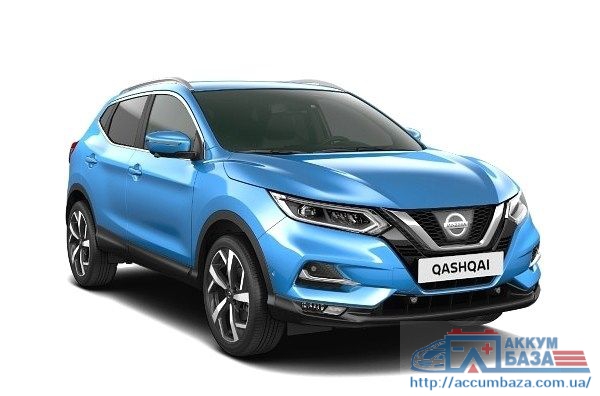 Подбор аккумулятора на Nissan Qashqai (Ниссан Кашкай)