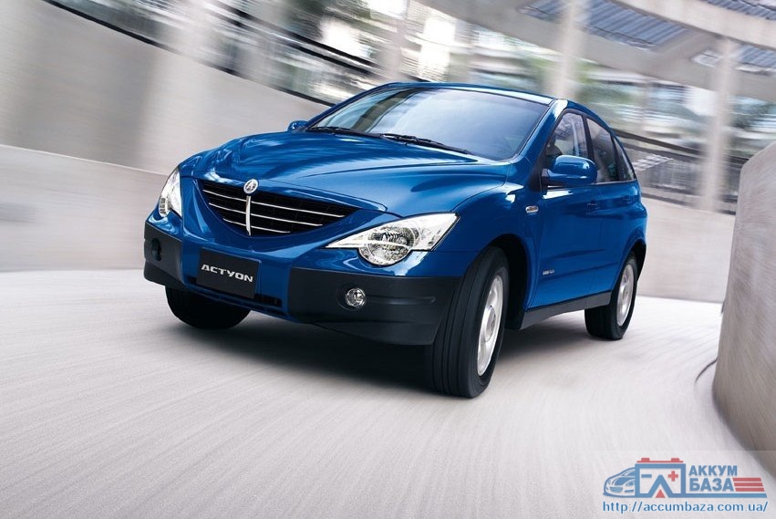 Подбор аккумулятора на SsangYong Actuon (Санг йонг)