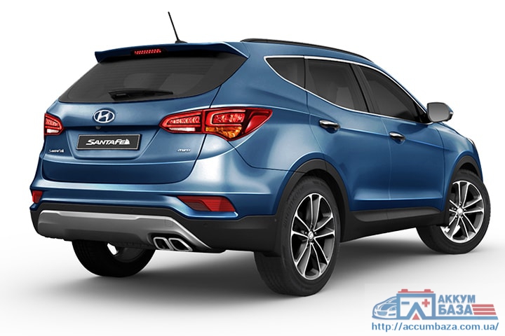Подбор аккумулятора на Hyundai Santa Fe (Хендай Санта Фе)