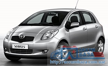 Подбор аккумулятора на Toyota Yaris (Тойота Ярис)