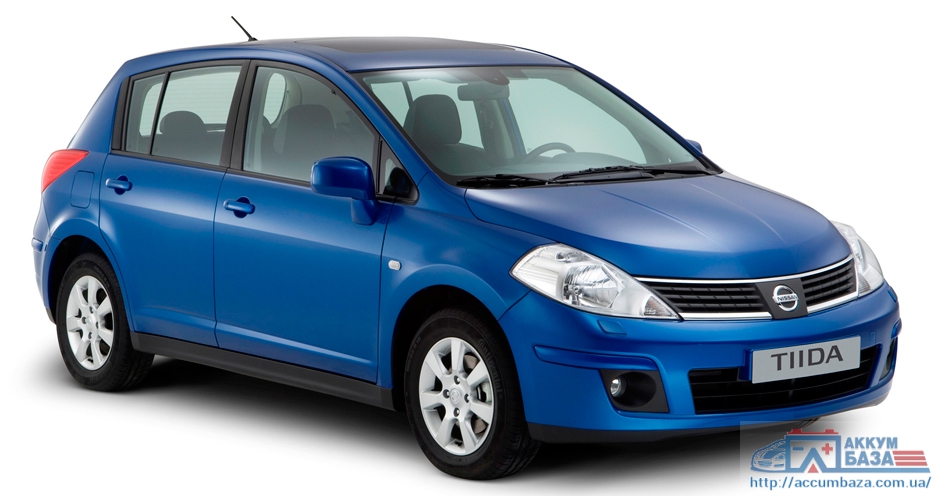 Подбор аккумулятора на Nissan Tiida С11,С12,С13 (Ниссан Тиида)