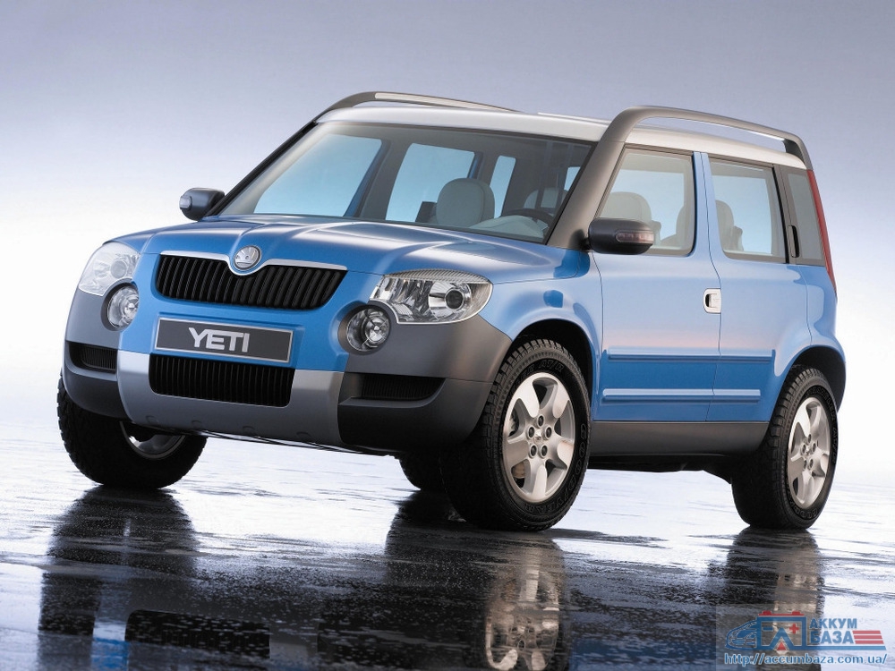 Подбор аккумулятора на Skoda Yeti (Шкода Ети)