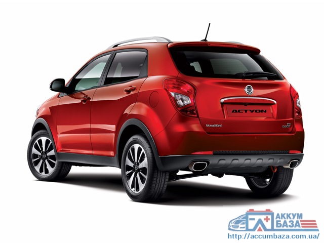 Подбор аккумулятора на SsangYong Actuon (Санг йонг)