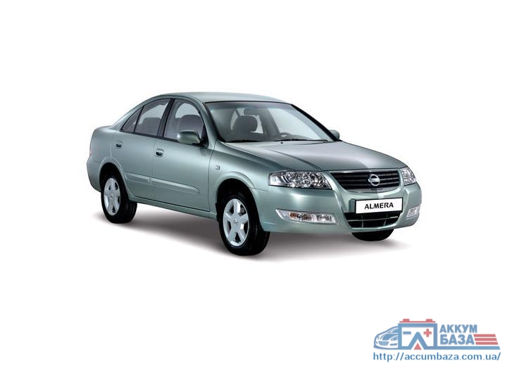 Подбор аккумулятора на Nissan Almera B10,G15,N15,N16 (Ниссан Альмера)