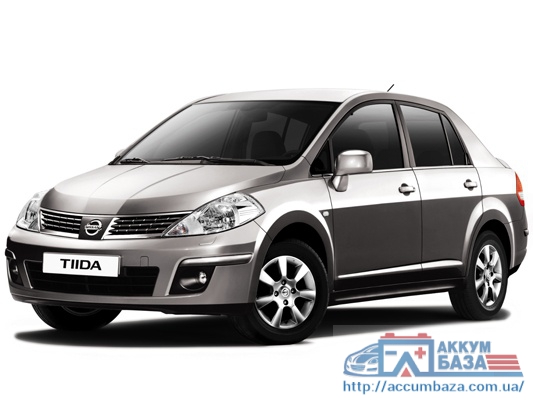 Подбор аккумулятора на Nissan Tiida С11,С12,С13 (Ниссан Тиида)