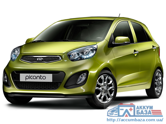 Подбор аккумулятора на Kia Picanto (Киа Пиканто)