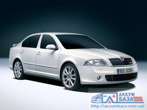 Подбор аккумулятора на Skoda Octavia 2 A5 2004-2013 (Шкода Актавиа)
