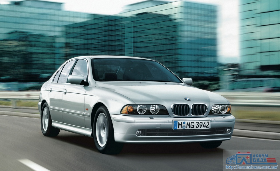 Подбор аккумулятора на BMW е39 (БМВ е39)