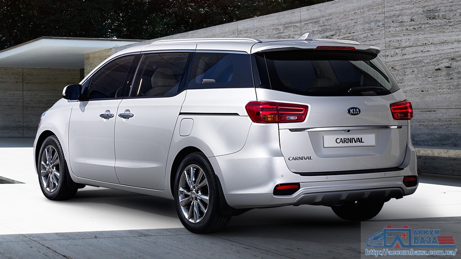 Подбор аккумулятора на Kia Carnival (Киа Карнивал)
