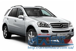 Подбор аккумулятора на Mercedes-Benz ML-class 320 W163 (Мерседес)