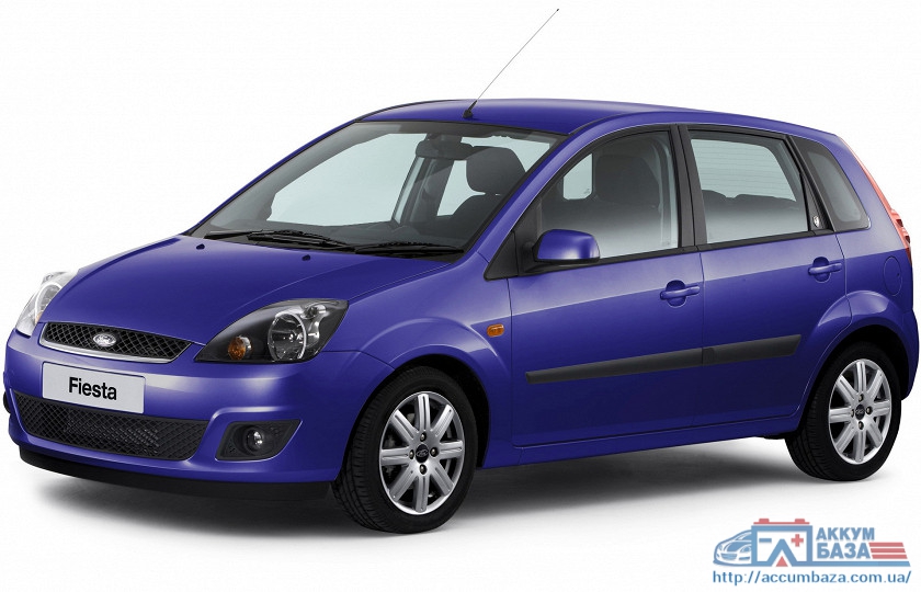 Подбор аккумулятора на Ford Fiesta (Форд Фиеста)