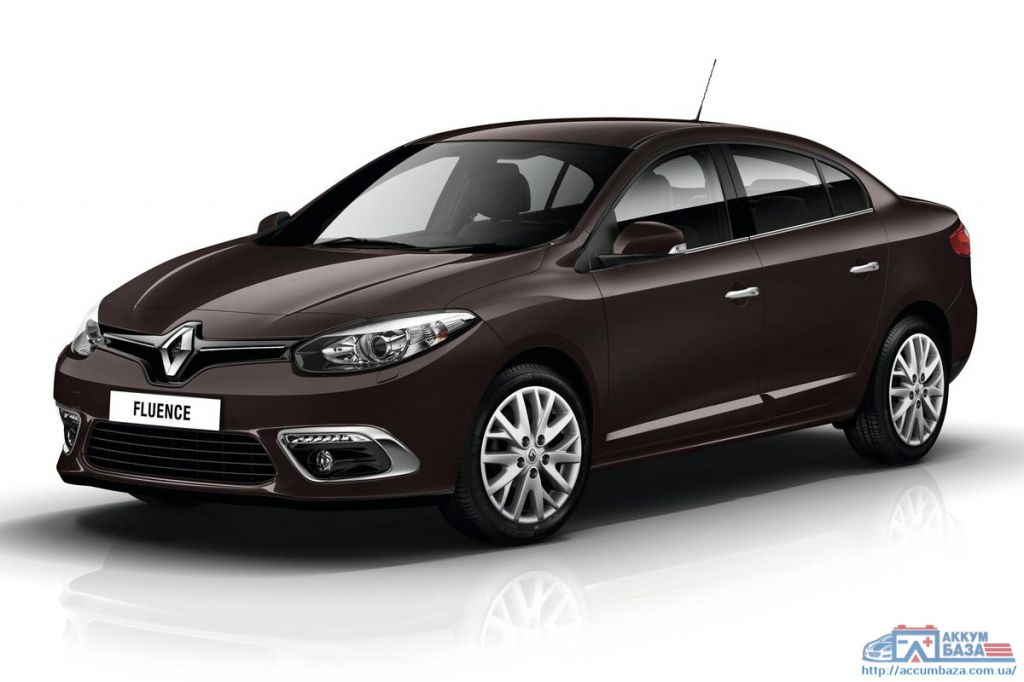 Подбор аккумулятора на Renault Fluence (Рено Флуенс)