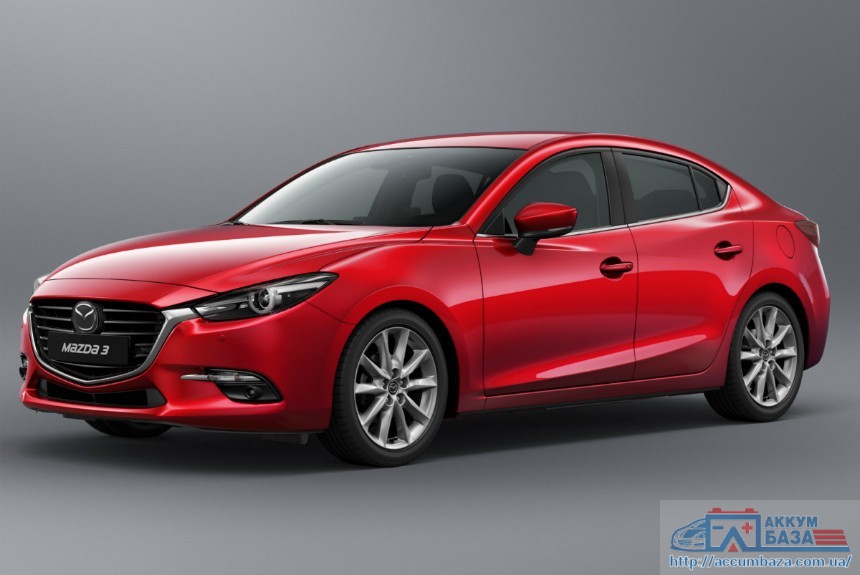 Подбор аккумулятора на Mazda 3 (Мазда 3)