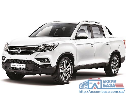 Подбор аккумулятора на SsangYong Musso (Санг йонг Муссо)