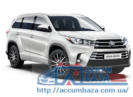 Подбор аккумулятора на Toyota Highlander (Тойота Хайлендер)