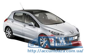 Подбор аккумулятора на Peugeot 308 (Пежо 308)