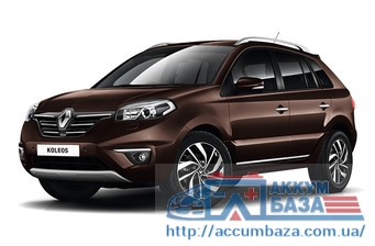 Подбор аккумулятора на Renault Koleos (Рено Колеос)