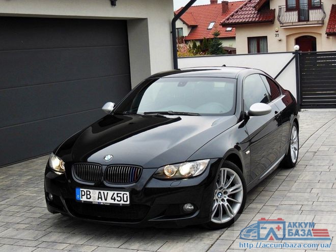 Подбор аккумулятора на BMW E90/ E91/ E92/ E93/ E94 (БМВ Е90/ Е91/ Е92/ Е93/ Е94)