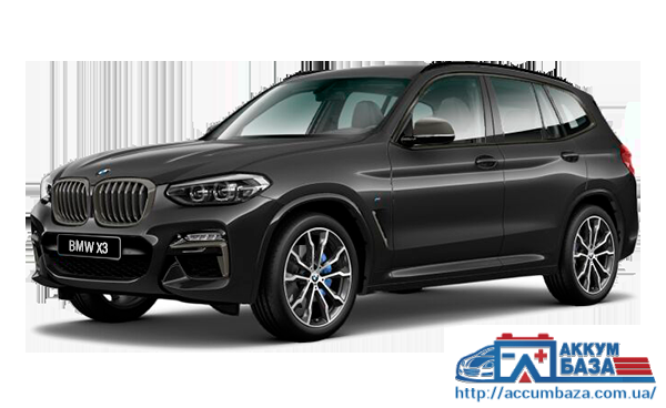 Подбор аккумулятора на BMW х3 F25 ( БМВ х3 ф25)