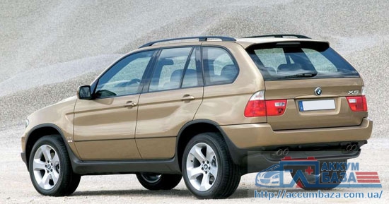 Подбор аккумулятора на BMW х5 е53 (БМВ х5 е53)