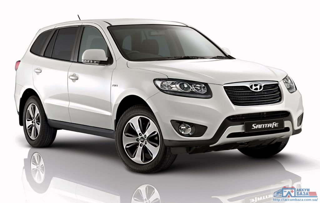 Подбор аккумулятора на Hyundai Santa Fe (Хендай Санта Фе)