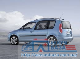 Подбор аккумулятора на Skoda Roomster (Шкода Румстер)