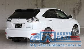 Подбор аккумулятора на Lexus RX400h (Лексус рх400ш)