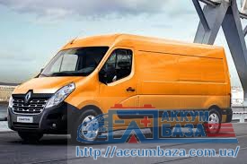 Подбор аккумулятора на Renault Master (Рено Мастер)