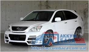Подбор аккумулятора на Lexus RX400h (Лексус рх400ш)