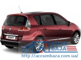 Подбор аккумулятора на Renault Scenic (Рено Сценик)