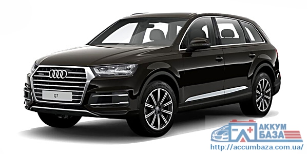 Подбор аккумулятора на Audi Q7 (Ауди Кю7)