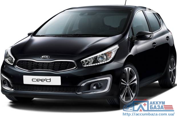 Подбор аккумулятора на Kia Ceed (Киа Сид)