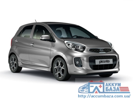 Подбор аккумулятора на Kia Picanto (Киа Пиканто)